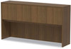 A Picture of product ALE-VA286615WA Alera® Valencia™ Series Hutch with Doors, 4 Compartments, 64.75w x 15d 35.38h, Modern Walnut