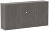 A Picture of product ALE-VA287215GY Alera® Valencia™ Series Hutch with Doors, 4 Compartments, 70.63w x 15d 35.38h, Gray