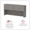A Picture of product ALE-VA287215GY Alera® Valencia™ Series Hutch with Doors, 4 Compartments, 70.63w x 15d 35.38h, Gray