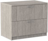 A Picture of product ALE-VA513622GY Alera® Valencia™ Series Two-Drawer Lateral File 2 Legal/Letter-Size Drawers, Gray, 34" x 22.75" 29.5"