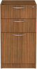 A Picture of product ALE-VA532822WA Alera® Valencia™ Series Box/Box/File Full Pedestal File Left/Right, 3-Drawer: Legal/Letter, Modern Walnut,15.63 x 20.5 28.5