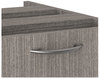 A Picture of product ALE-VA542822GY Alera® Valencia™ Series File/File Full Pedestal File Left or Right, 2 Legal/Letter-Size Drawers, Gray, 15.63" x 20.5" 28.5"