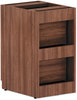 A Picture of product ALE-VA542822WA Alera® Valencia™ Series File/File Full Pedestal File Left/Right, 2 Legal/Letter-Size Drawers, Modern Walnut, 15.63" x 20.5" 28.5"