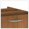 A Picture of product ALE-VA552222WA Alera® Valencia™ Series Hanging Box/File Pedestal File Left/Right, 2-Drawer: Legal/Letter, Modern Walnut,15.63 x 20.5 19.25