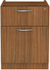 A Picture of product ALE-VA552222WA Alera® Valencia™ Series Hanging Box/File Pedestal File Left/Right, 2-Drawer: Legal/Letter, Modern Walnut,15.63 x 20.5 19.25