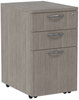 A Picture of product ALE-VA572816GY Alera® Valencia™ Series Mobile Box/Box/File Pedestal File Left/Right, 3-Drawer: Legal/Letter, Gray, 15.88 x 20.5 28.39