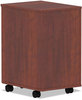 A Picture of product ALE-VA582816MC Alera® Valencia™ Series Mobile File/File Pedestal Left or Right, 2 Legal/Letter-Size File Drawers, Medium Cherry, 15.38" x 20" 26.63"