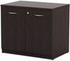 A Picture of product ALE-VA613622ES Alera® Valencia™ Series Storage Cabinet 34.13w x 22.78d 29.5h, Espresso