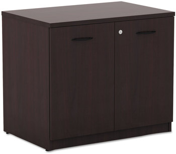 Alera® Valencia™ Series Storage Cabinet 34.13w x 22.78d 29.5h, Mahogany