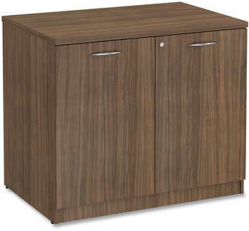 Alera® Valencia™ Series Storage Cabinet 34.3w x 22.78d 29.5h, Modern Walnut