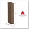 A Picture of product ALE-VA621224WA Alera® Valencia™ Series Wardrobe 11.88w x 22.78d 65h, Modern Walnut