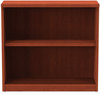 A Picture of product ALE-VA633032MC Alera® Valencia™ Series Bookcase Two-Shelf, 31.75w x 14d 29.5h, Med Cherry