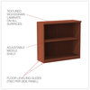 A Picture of product ALE-VA633032MC Alera® Valencia™ Series Bookcase Two-Shelf, 31.75w x 14d 29.5h, Med Cherry