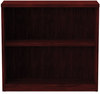 A Picture of product ALE-VA633032MY Alera® Valencia™ Series Bookcase Two-Shelf, 31.75w x 14d 29.5h, Mahogany