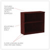 A Picture of product ALE-VA633032MY Alera® Valencia™ Series Bookcase Two-Shelf, 31.75w x 14d 29.5h, Mahogany