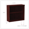 A Picture of product ALE-VA633032MY Alera® Valencia™ Series Bookcase Two-Shelf, 31.75w x 14d 29.5h, Mahogany