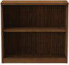 A Picture of product ALE-VA633032WA Alera® Valencia™ Series Bookcase Bookcase,Two-Shelf, 31.75w x 14d 29.5h, Modern Walnut