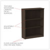 A Picture of product ALE-VA634432ES Alera® Valencia™ Series Bookcase Three-Shelf, 31.75w x 14d 39.38h, Espresso
