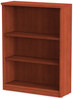A Picture of product ALE-VA634432MC Alera® Valencia™ Series Bookcase Three-Shelf, 31.75w x 14d 39.38h, Med Cherry