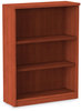 A Picture of product ALE-VA634432MC Alera® Valencia™ Series Bookcase Three-Shelf, 31.75w x 14d 39.38h, Med Cherry