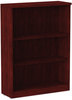 A Picture of product ALE-VA634432MY Alera® Valencia™ Series Bookcase Three-Shelf, 31.75w x 14d 39.38h, Mahogany