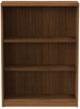 A Picture of product ALE-VA634432WA Alera® Valencia™ Series Bookcase Three-Shelf, 31.75w x 14d 39.38h, Modern Walnut