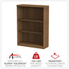 A Picture of product ALE-VA634432WA Alera® Valencia™ Series Bookcase Three-Shelf, 31.75w x 14d 39.38h, Modern Walnut