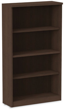 Alera® Valencia™ Series Bookcase Four-Shelf, 31.75w x 14d 54.88h, Espresso
