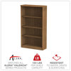 A Picture of product ALE-VA635632WA Alera® Valencia™ Series Bookcase Four-Shelf, 31.75w x 14d 54.88h, Modern Walnut