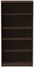 A Picture of product ALE-VA636632ES Alera® Valencia™ Series Bookcase Five-Shelf, 31.75w x 14d 64.75h, Espresso