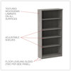 A Picture of product ALE-VA636632GY Alera® Valencia™ Series Bookcase Five-Shelf, 31.75w x 14d 64.75h, Gray
