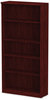 A Picture of product ALE-VA636632MY Alera® Valencia™ Series Bookcase Five-Shelf, 31.75w x 14d 64.75h, Mahogany
