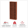 A Picture of product ALE-VA638232MC Alera® Valencia™ Series Bookcase Six-Shelf, 31.75w x 14d 80.25h, Medium Cherry