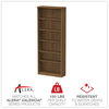 A Picture of product ALE-VA638232WA Alera® Valencia™ Series Bookcase Six-Shelf, 31.75w x 14d 80.25h, Modern Walnut