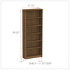 A Picture of product ALE-VA638232WA Alera® Valencia™ Series Bookcase Six-Shelf, 31.75w x 14d 80.25h, Modern Walnut