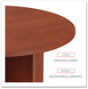 A Picture of product ALE-VA7142MC Alera® Valencia™ Series Round Conference Tables with Straight Leg Base Table Legs, 42" Diameter x 29.5h, Medium Cherry