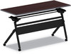 A Picture of product ALE-VA7276BK Alera® Flip and Nest Table Base 55.88w x 23.63d 28.5h, Black