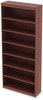 A Picture of product ALE-VA78436MC Alera® Valencia™ Series Square Corner Bookcase Seven-Shelf, 35.63w x 11.81d 83.86h, Cherry