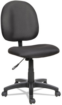 Alera® Essentia Series Swivel Task Chair Supports Up to 275 lb, 17.71" 22.44" Seat Height, Black