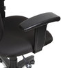 A Picture of product ALE-VTA4810 Alera® Essentia Series Swivel Task Chair with Adjustable Arms Supports Up to 275 lb, 17.71" 22.44" Seat Height, Black