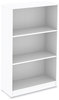 A Picture of product ALE-WS281248WT Workspace by Alera® Bookcases Three-Shelf Bookcase, 27.56" x 11.42" 44.33", White