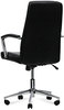 A Picture of product ALE-WS4116 Workspace by Alera® Leather Task Chair Supports Up to 275 lb, 18.19" 21.93" Seat Height, Black Back