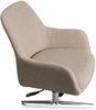 A Picture of product ALE-WS4251 Workspace by Alera® Mid-Century Task Chair Supports Up to 275 lb, 18.9" 22.24" Seat Height, Cream Back