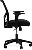 A Picture of product ALE-WS42B17 Workspace by Alera® Mesh Back Fabric Task Chair Supports Up to 275 lb, 17.32" 21.1" Seat Height, Black