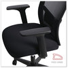 A Picture of product ALE-WS42B17 Workspace by Alera® Mesh Back Fabric Task Chair Supports Up to 275 lb, 17.32" 21.1" Seat Height, Black