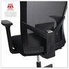 A Picture of product ALE-WS42B17 Workspace by Alera® Mesh Back Fabric Task Chair Supports Up to 275 lb, 17.32" 21.1" Seat Height, Black