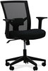 A Picture of product ALE-WS42B17 Workspace by Alera® Mesh Back Fabric Task Chair Supports Up to 275 lb, 17.32" 21.1" Seat Height, Black