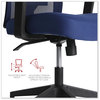 A Picture of product ALE-WS42B27 Workspace by Alera® Mesh Back Fabric Task Chair Supports Up to 275 lb, 17.32" 21.1" Seat Height, Navy