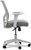 A Picture of product ALE-WS42B47 Workspace by Alera® Mesh Back Fabric Task Chair Supports Up to 275 lb, 17.32" 21.1" Seat Height, Gray