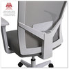 A Picture of product ALE-WS42B47 Workspace by Alera® Mesh Back Fabric Task Chair Supports Up to 275 lb, 17.32" 21.1" Seat Height, Gray